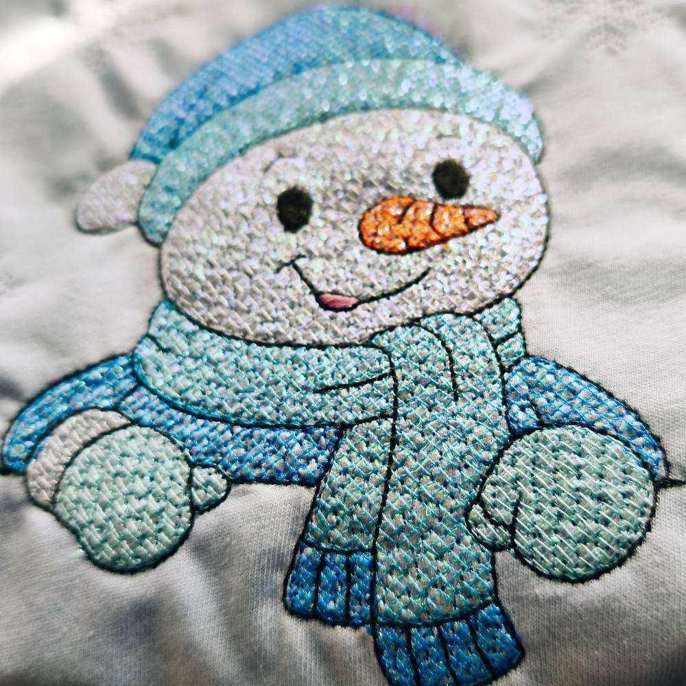 Stickdatei Schneemann Set 2593 – Winterliche Stickmotive für Kissen, Shirts & Accessoires in vielen Größen Bild 4