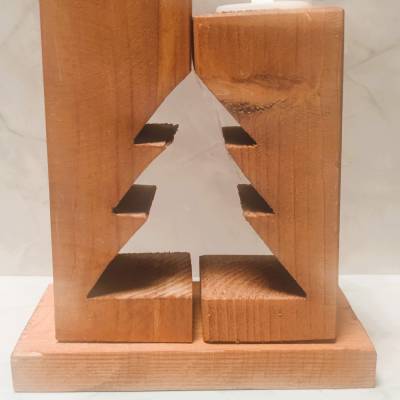 2x Teelicht Weihnachtsdeko