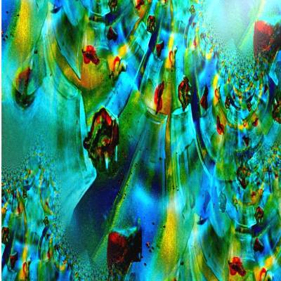 Klebefolie – Digital-ART • Tanz der Lichter • Fensterschmuck Design  Ulrike Kröll