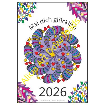 Kalender mit Mandalas