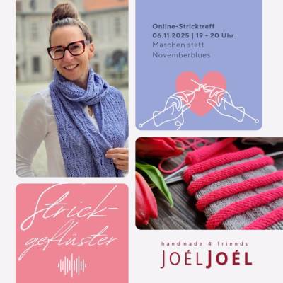 Strickgeflüster mit Kristin von Joél Joél – Online-Strickevent im November | Sockenstricken & Strickinspiration