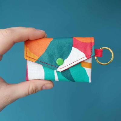 Kleingeldtäschchen bunt abstrakt