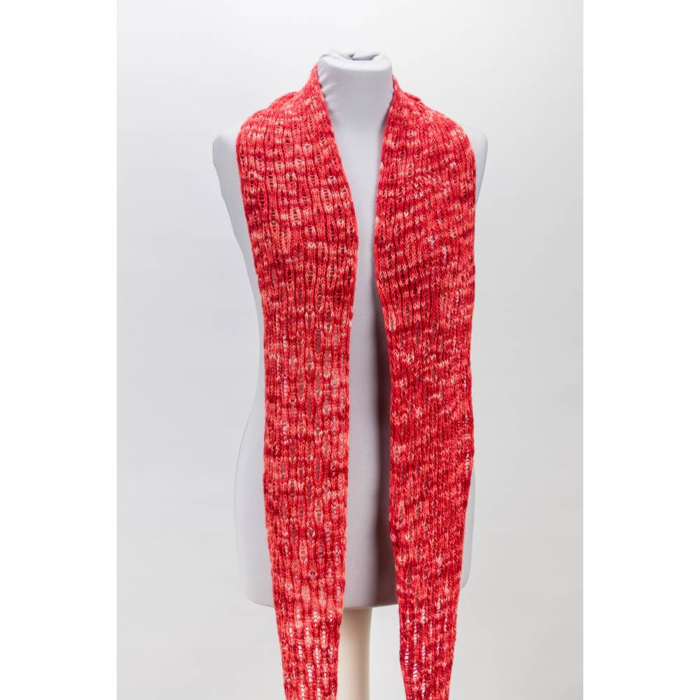 Strickanleitung Happy Hour Mini-Schal mit Fallmaschenmuster Bild 5