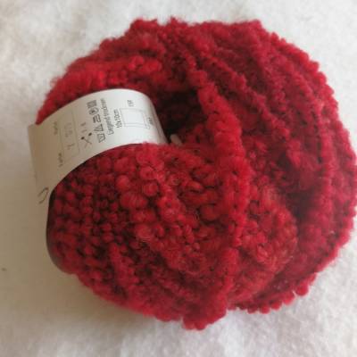 ggh Wolle Colorado Boucle Garn Rot – Auslaufgarn & Restposten für kreative Winterprojekte