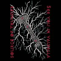 Source of Thunder Lichteffekt Stickdatei 14x14cm bzw. 15x15cm – Thors Hammer Mjölnir, Nordische Mythologie