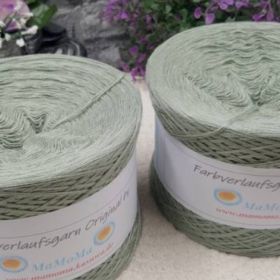 (GP € 72/KG) **Ölbaum ** 3 fädig Farbverlaufsgarn / Bobbel / Wolle  Glitzer Uni Wolle