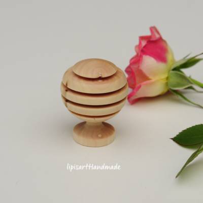 Handgedrechselter Weihnachtsbaum – Laubbaum „Bauh.-Baum“ rund Natur Gartenholz Hartriegel nachhaltig Weihnachtsdeko Gesc