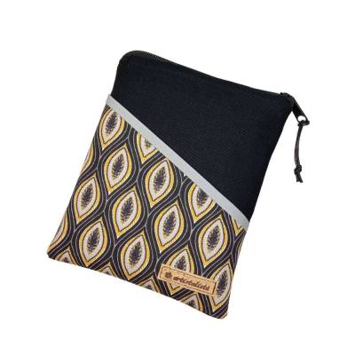 eReader Tasche Pfauenauge schwarz aus Baumwollstoff | personalisierbar, handgemacht | z.B. für Kindle, Tolino, Kobo