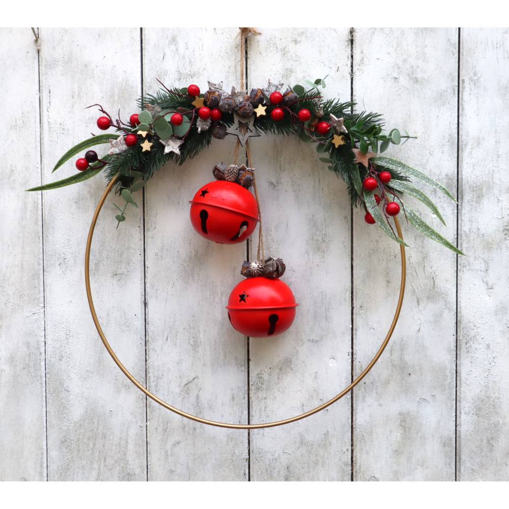 Weihnachtskranz Türkranz Loop Weihnachten Advent Dekoration Spruch Kranz Deko