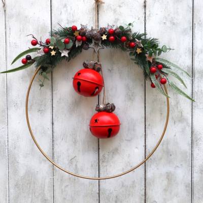 Weihnachtskranz Türkranz Loop Weihnachten Advent Dekoration Spruch Kranz Deko