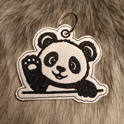 Panda Schlüsselanhänger – Niedliches Geschenk aus Kunstleder