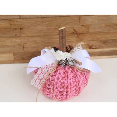 Dekokürbis gehäkelt Wohndekoration Herbstdeko Tischdeko