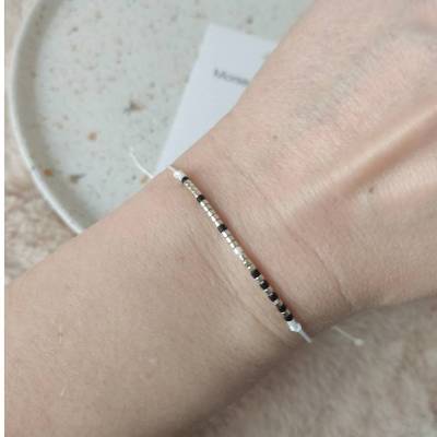 Morsecode Armband personalisiert, Geheim Botschaft Schmuck, handgemacht Geschenk für sie & ihn