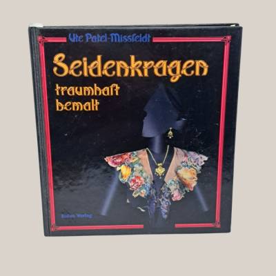 Seidenmalerei Seidenkragen traumhaft bemalt 