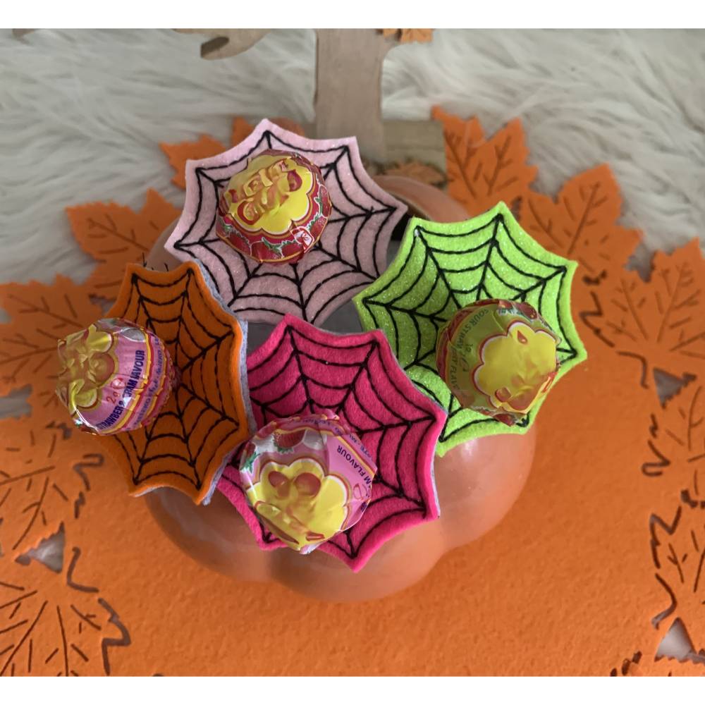 Stickdatei Halloween Lutscher Lolli Halter Set 867 – In the Hoop inkl. Anleitung Bild 3