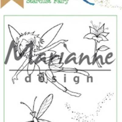 Clearstamp, Marianne Design, Stardust Fairy, Fee, Sternenstaub, Libelle, HT1644