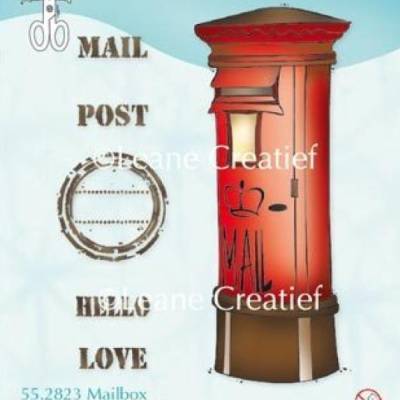 Clearstamp, Leane Creatief, Mailbox, Briefkasten, 55.2823
