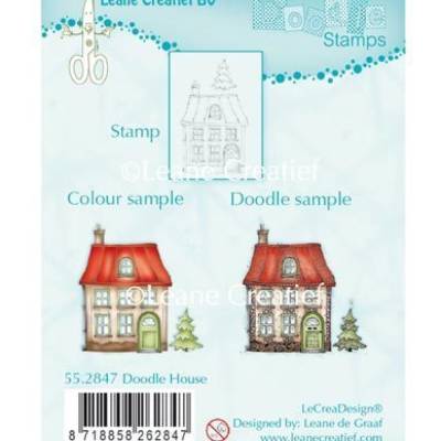 Clearstamp, Leane Creatief, Haus, Baum, 55.2847