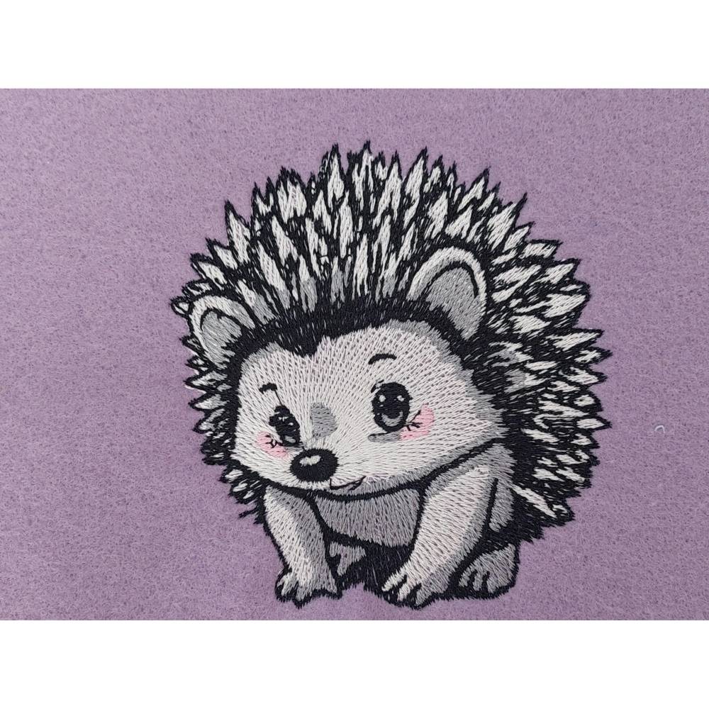 Stickdatei Igel 4 Größen-Set Bild 1