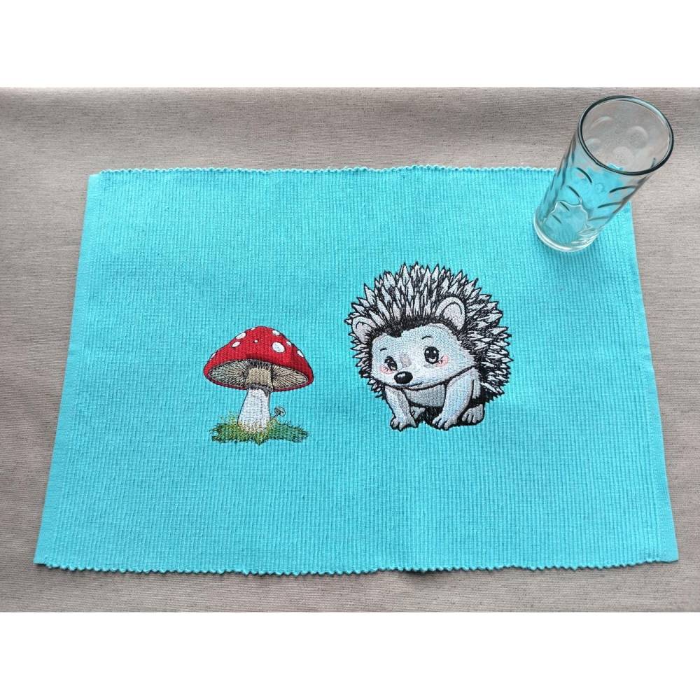 Stickdatei Igel 4 Größen-Set Bild 5