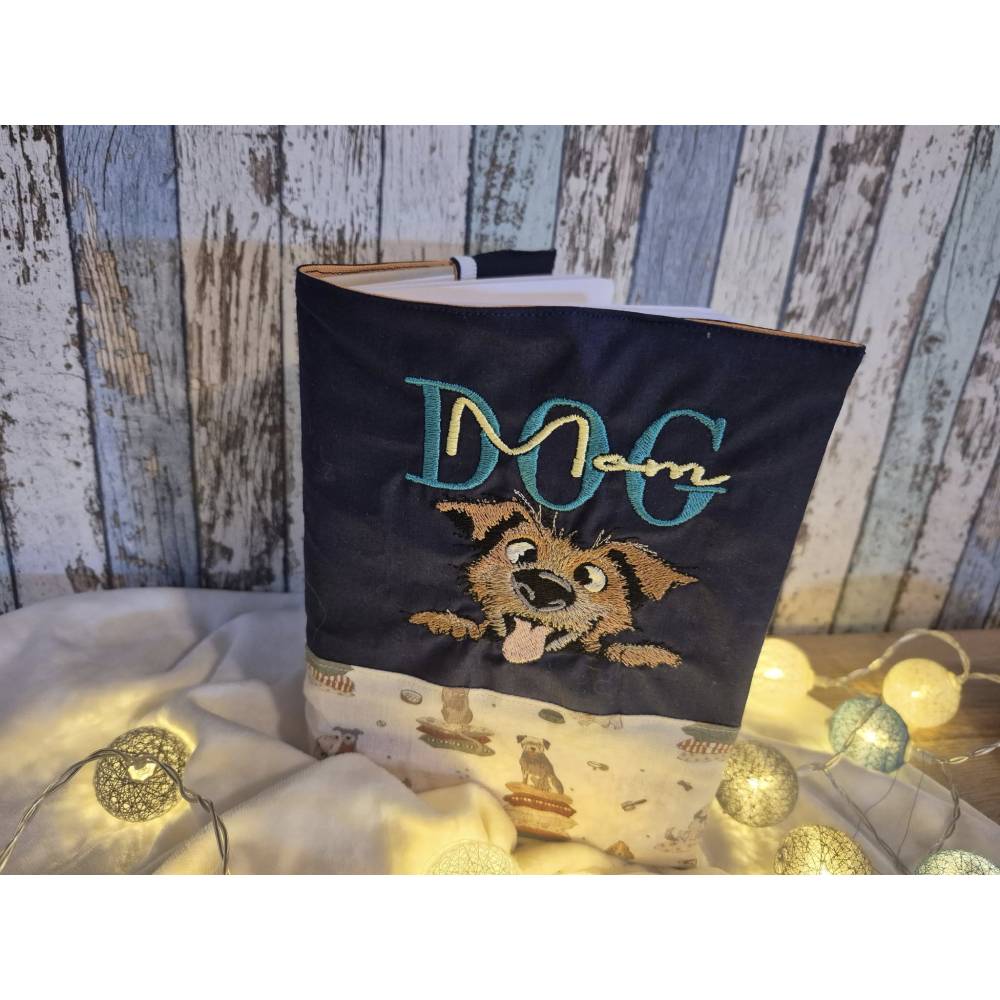 Dog Mom Stickdatei 18x18cm bzw. 20x20cm – Schriftzug für Hundemamas, sofortiger Download Bild 3