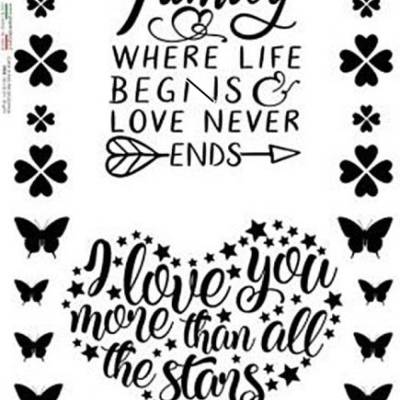 Reispapier, Decoupage, Serviettentechnik, Sprüche, A4, Phrases_0030_UK