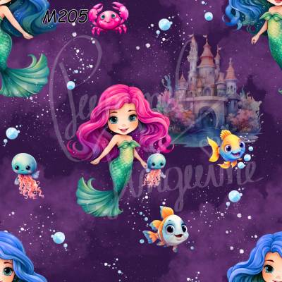 M205 „Süße Meerjungfrau im Unterwassertraum – Korallen, Freunde & Meereszauber“