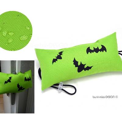 Türstopper Fledermaus schwarz grün Wohndeko, by BuntMixxDESIGN ©
