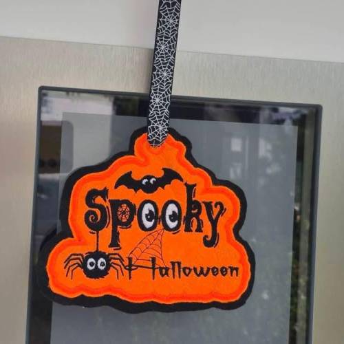 ITH Schild Spooky Halloween Set 3 Größen