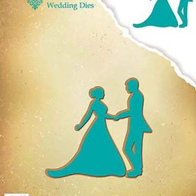 Nellie`s Choice, Stanzschablone, Cutting Dies, Vintasia, Wedding Dies, Brautpaar, VIND048
