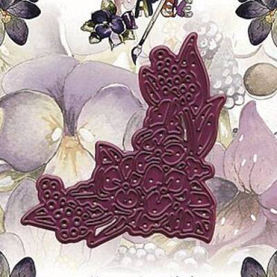 Precious Marieke, Swirl, Eckstanze, Stanzschablone, Cutting Dies, PM10026