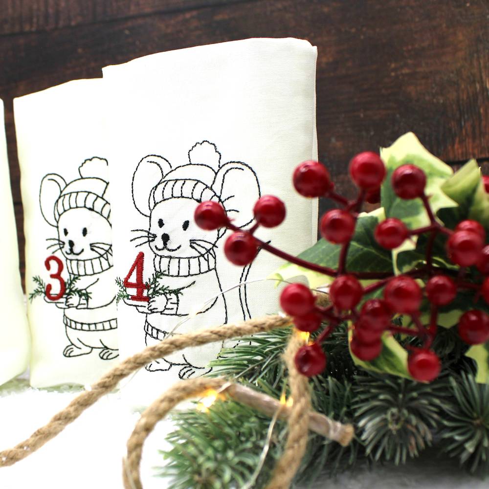 ITH Lichterbeutel Advent Maus Wintermaus Bild 2
