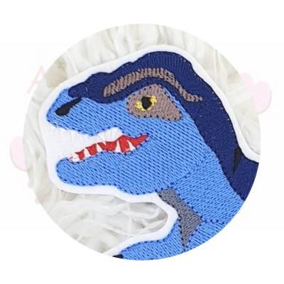 T Rex  Dinosaurier Applikation Aufnäher bügelbild stickapplikation t-rex dino stickerei