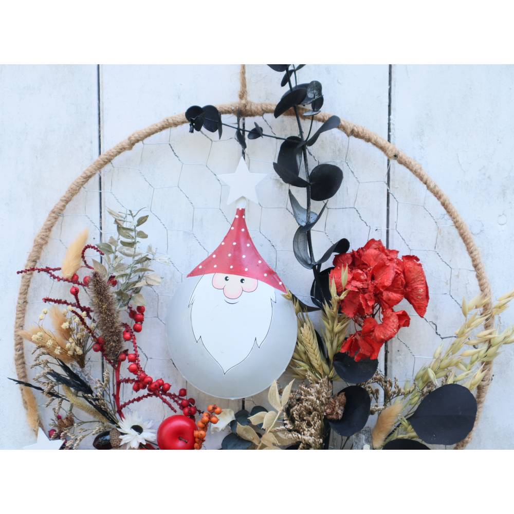 Weihnachtskranz Türkranz Loop Weihnachten Advent Dekoration Nikolaus Kranz
