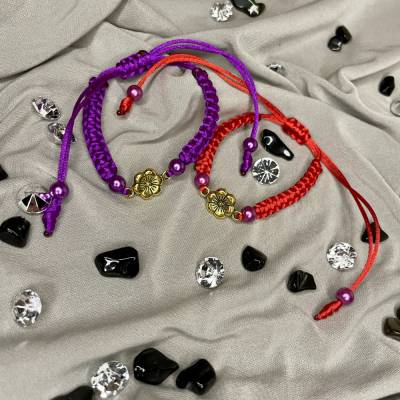Armband „Blüte gold“ Passend von XS-4XL