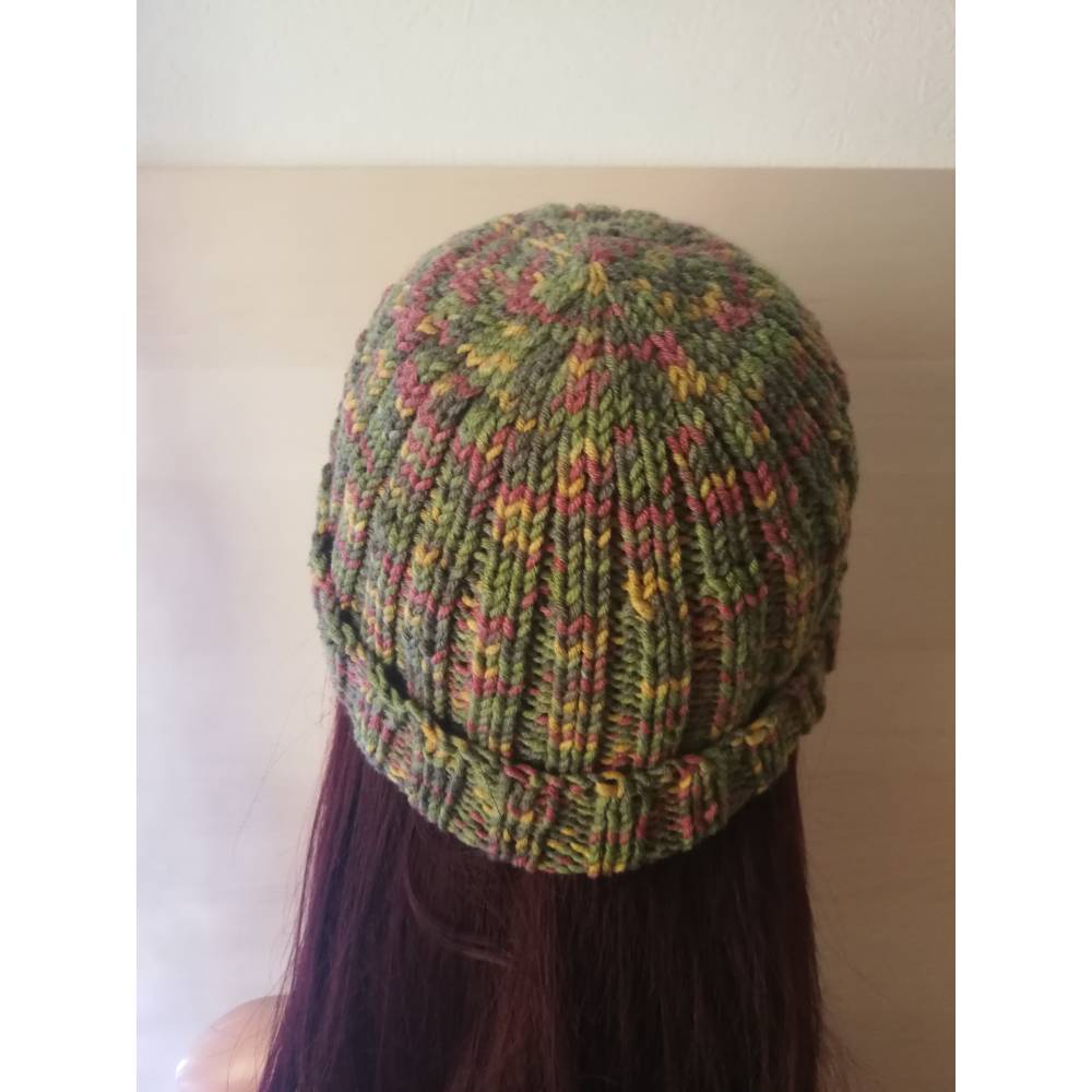 Handgestrickte Rippenmütze in verschiedenen Farben – Unisex, dehnbar, Universalgröße, pflegeleicht Bild 2