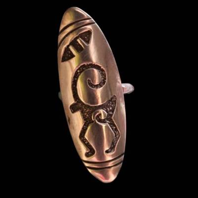 Hopi-Ring aus Sterling Silber 925 – Vintage Unikat, original Native American Schmuck