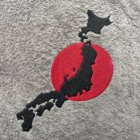 Japan Umrisse Stickdatei 12-14x18cm – Japan Design für Stickmaschine