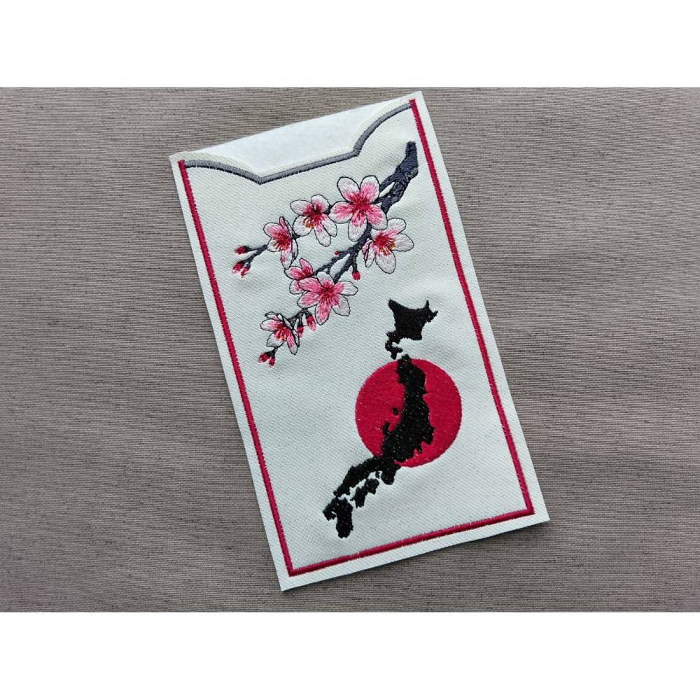 Japan Umrisse Stickdatei 12-14x18cm – Japan Design für Stickmaschine Bild 8