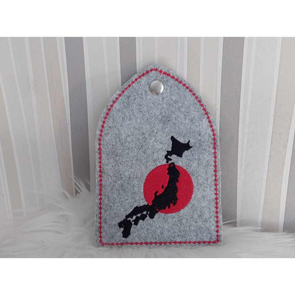 Japan Umrisse Stickdatei 12-14x18cm – Japan Design für Stickmaschine Bild 9