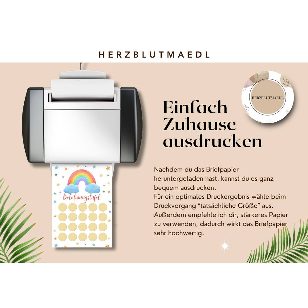 Belohnungstafel Regenbogen für Kinder – Motivation & Spaß beim Ziele erreichen | Spielerisch Ziele errei Bild 2