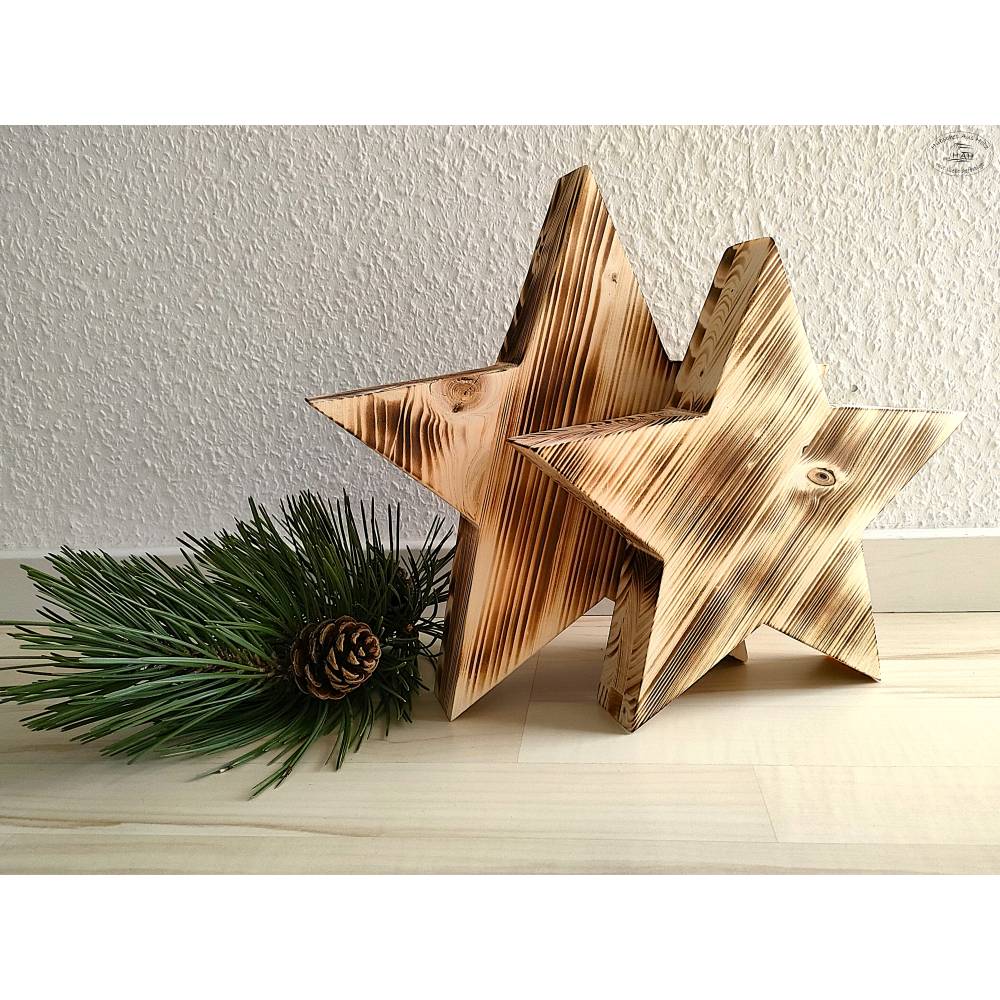 Holzsterne / Weihnachtssterne / Dekosterne