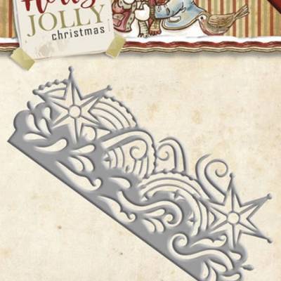 Yvonne Creations, Holly Jolly Christmas, Stanzschablone, Cutting Die, Snowflake Border, Bordüre, YCD10069