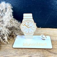 Geldscheinhalter Armbanduhr, Smartwatch, Geldgeschenk, Geburtstag, Geschenk, Wunschtext, Personalisierbar