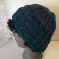 Handgestrickte Mütze mit Alpaka– Unisex, dehnbar & pflegeleicht, Universalgröße
