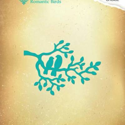 Nellie`s Choice, Stanzschablone, Cutting Dies, Vintasia, Romantic Birds, Vögel, Ast, , VIND039