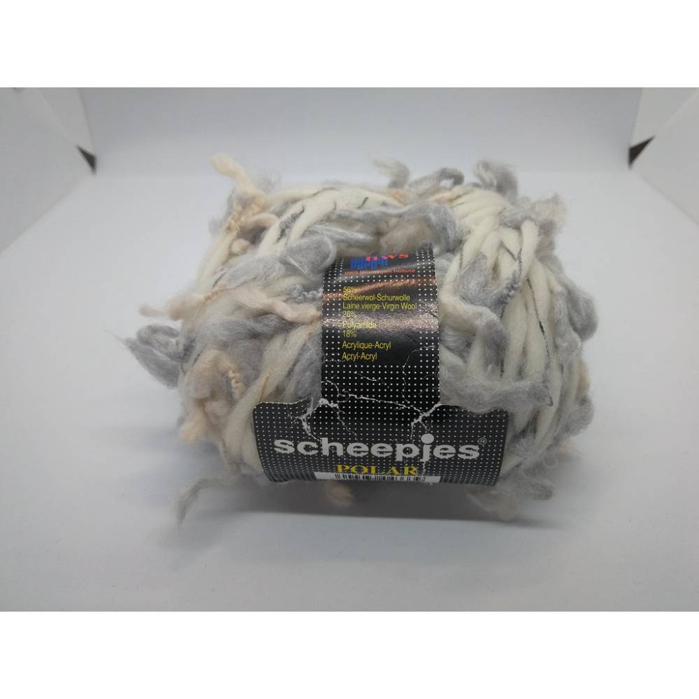 Scheepjes Polar Strickgarn mit Fransen – Auslaufartikel, Schurwollmischgarn für kreative Projekte Bild 2