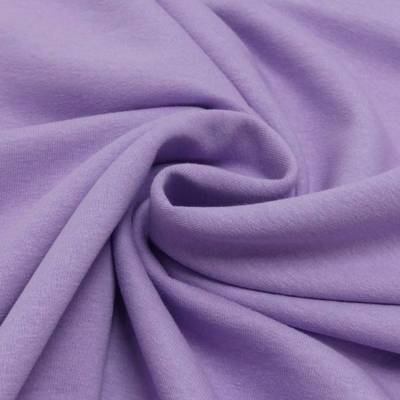 French Terry ungeraut uni einfarbig helles lila ungeraut Oeko-Tex Standard 100 ( 1m/13,-€)