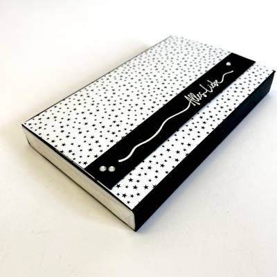 Verpackung für Haselnuss-Konfekt mit Karamell-Schokolade, mit Glückwunschkarte – Handgemachte Verpackung, 2 Stück Set