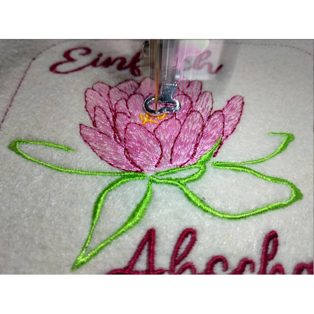 Stickdatei Seerose 18x18/20x20 Bild 8